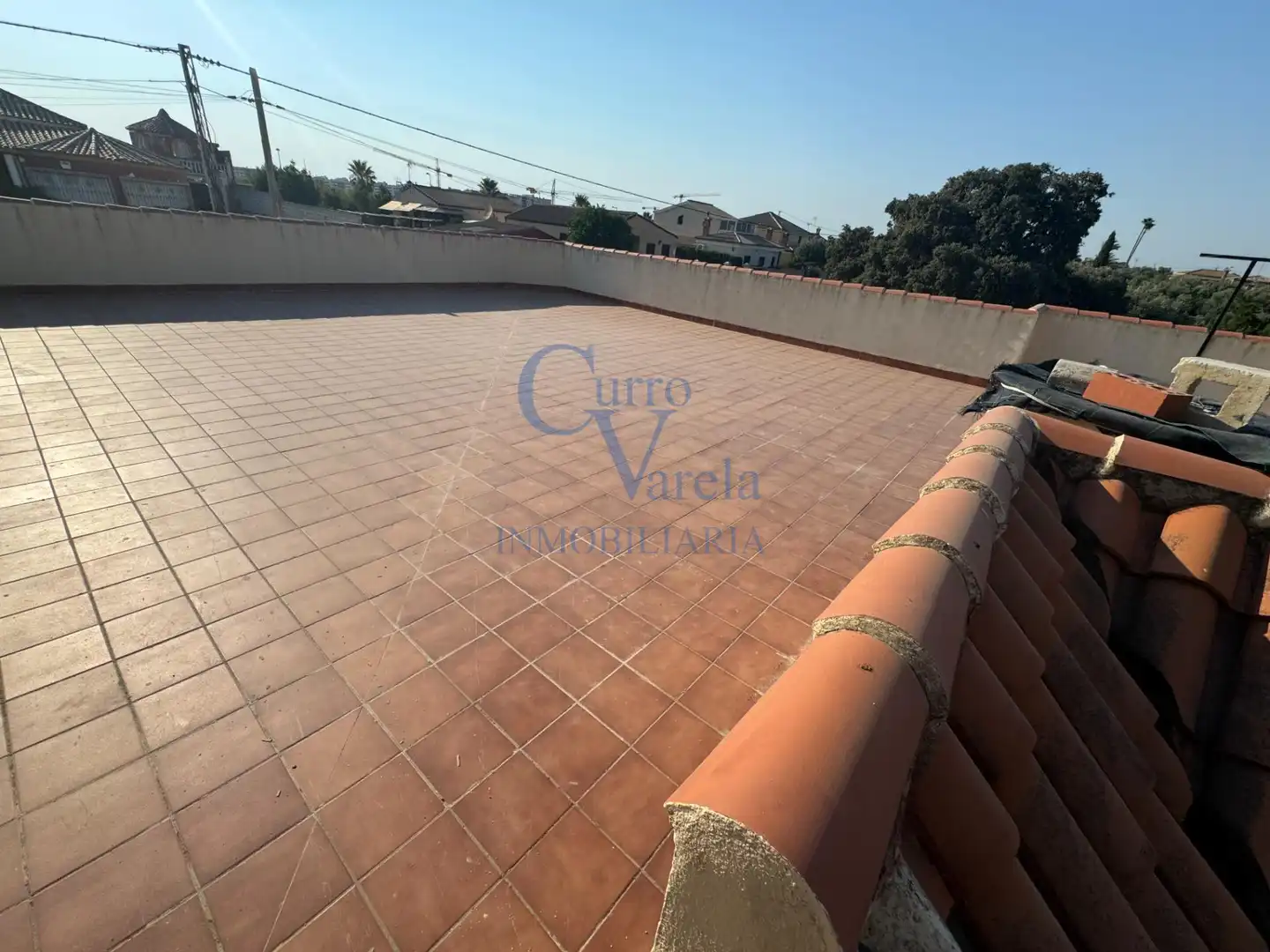 Terrace of Country homes for sale in Dos Hermanas  with Air Conditioner, Heating and Private garden
