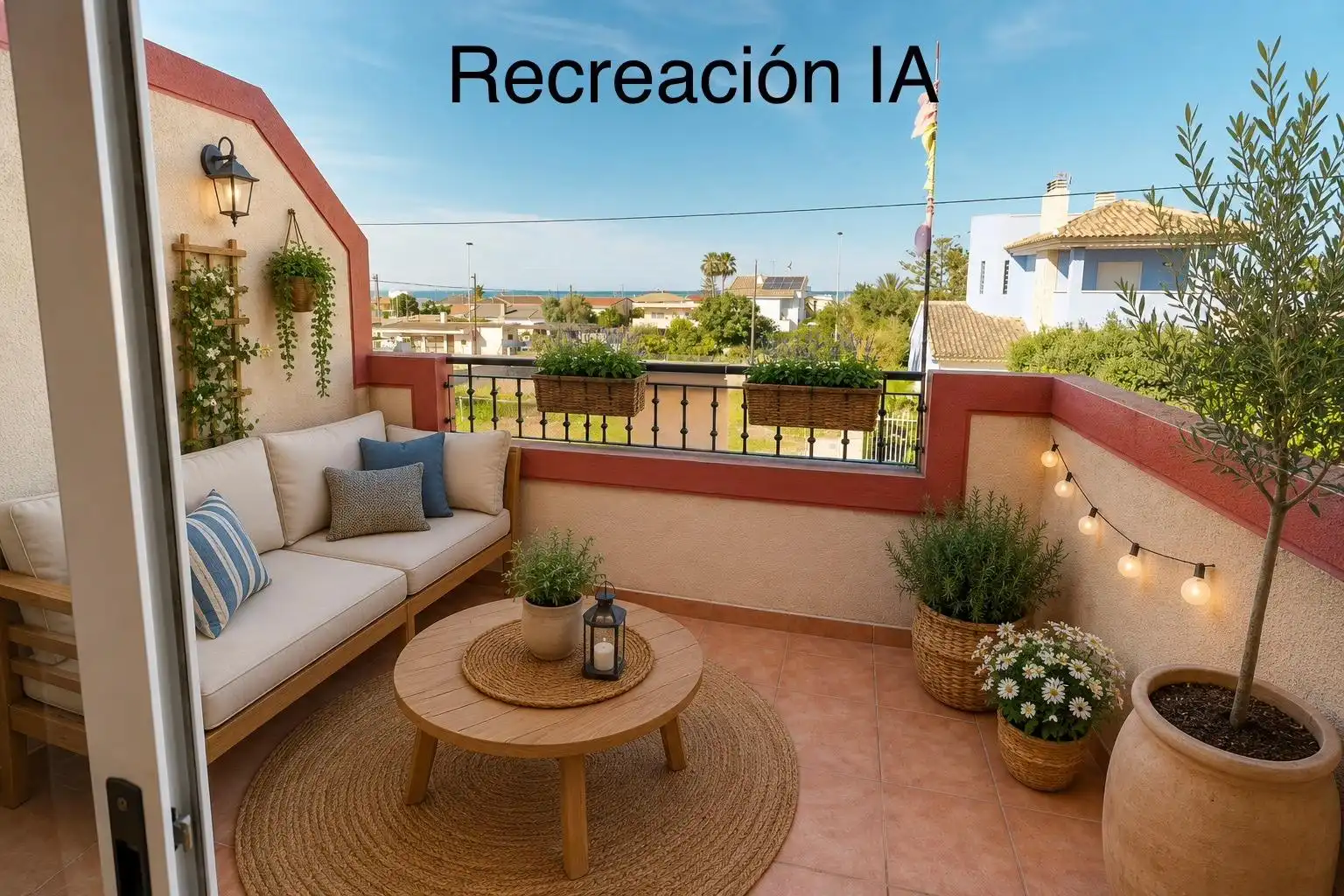 Terraza de Casa adosada en venta en Cartagena con Terraza, Trastero y Balcón