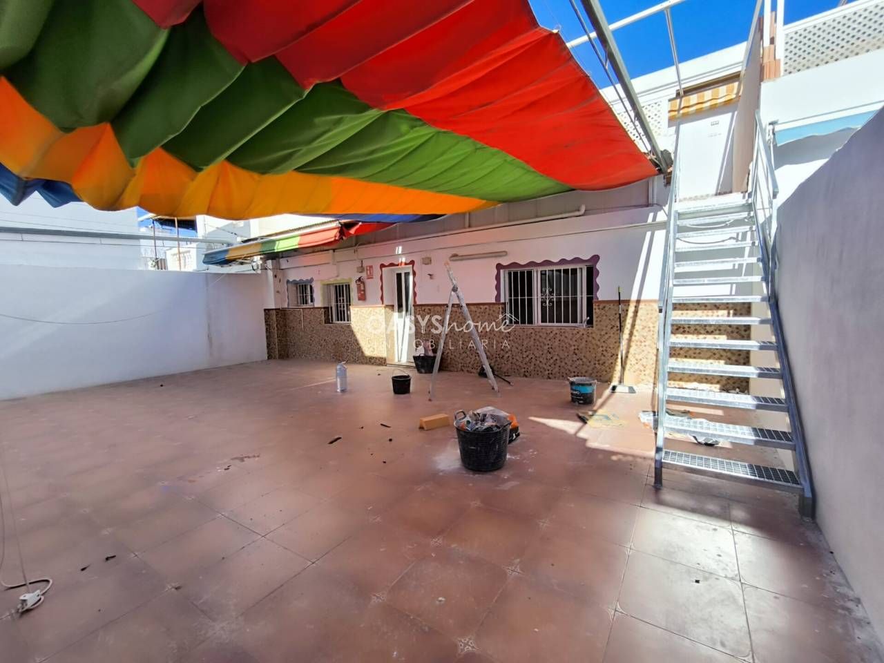 Terrace of Single-family semi-detached for sale in Cartagena  with Heating, Terrace and Alarm