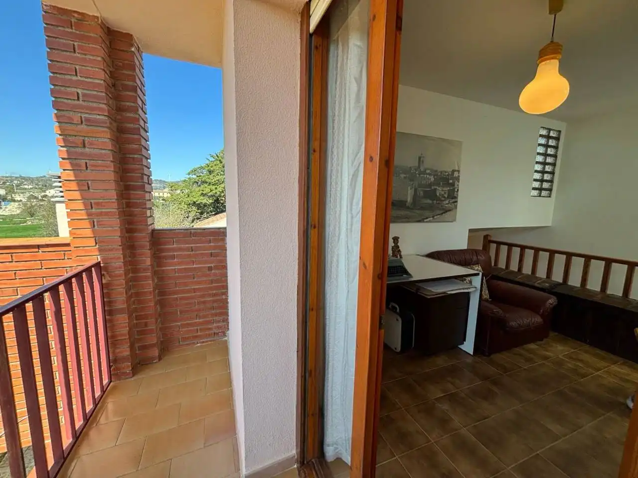 Terrassa de Casa o xalet en venda en Santa Coloma de Queralt amb Calefacció, Jardí privat i Terrassa