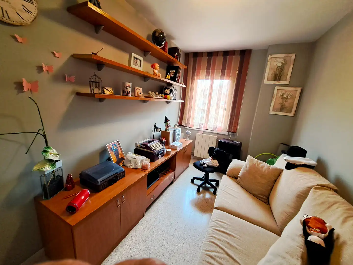 Living room of Flat for sale in Mataró  with Heating, Oven and Balcony