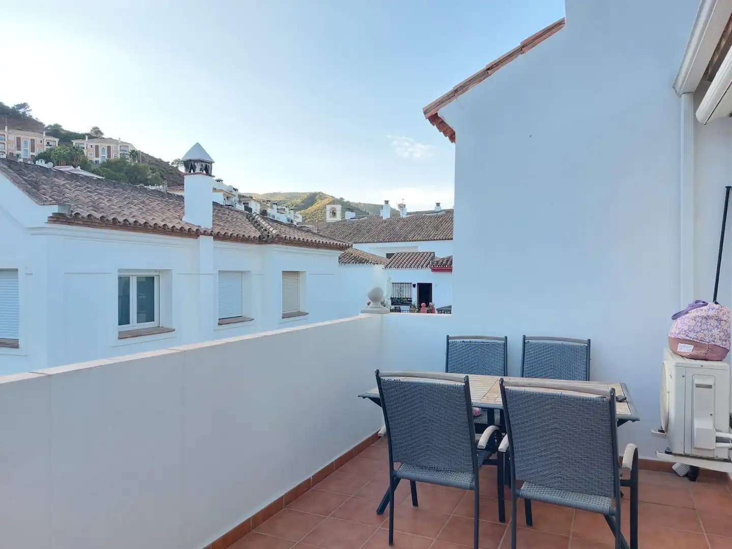 Terrace of Detached homes for sale in Benahavís  with Air Conditioner, Heating and Private garden