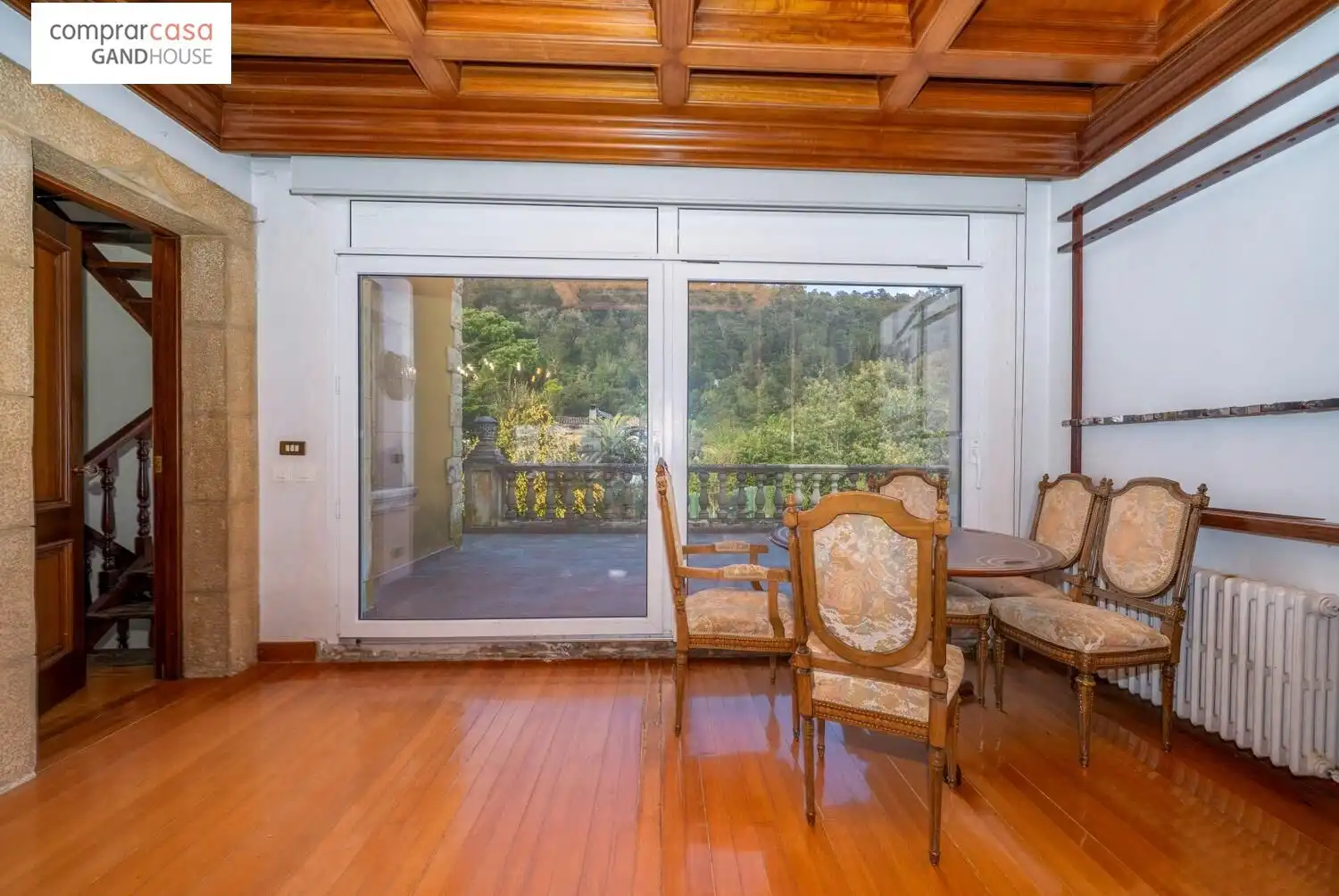 Comedor de Finca rústica en venta en Caldes de Malavella con Aire acondicionado, Calefacción y Jardín privado