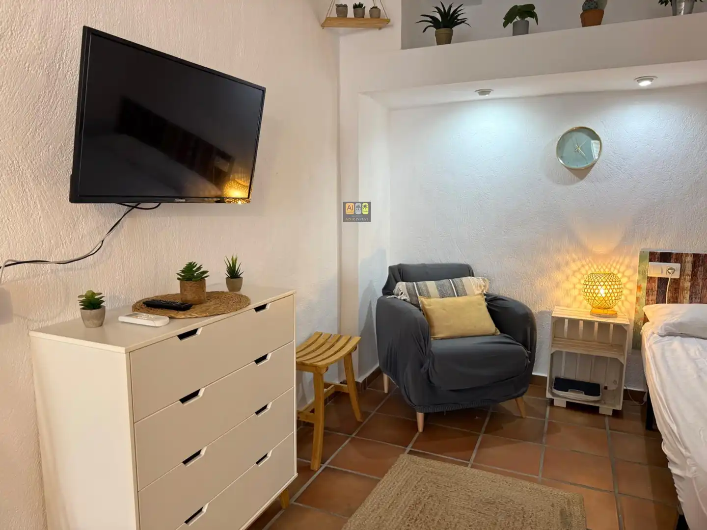 Wohnzimmer von Wohnung zur Miete in Altea mit Klimaanlage, Heizung und Möbliert
