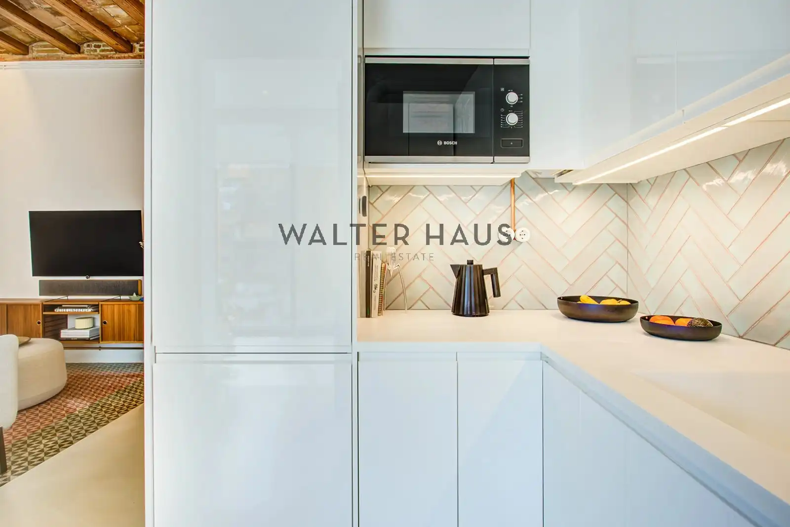 Cocina de Piso en venta en Barcelona con Aire acondicionado, Calefacción y Balcón