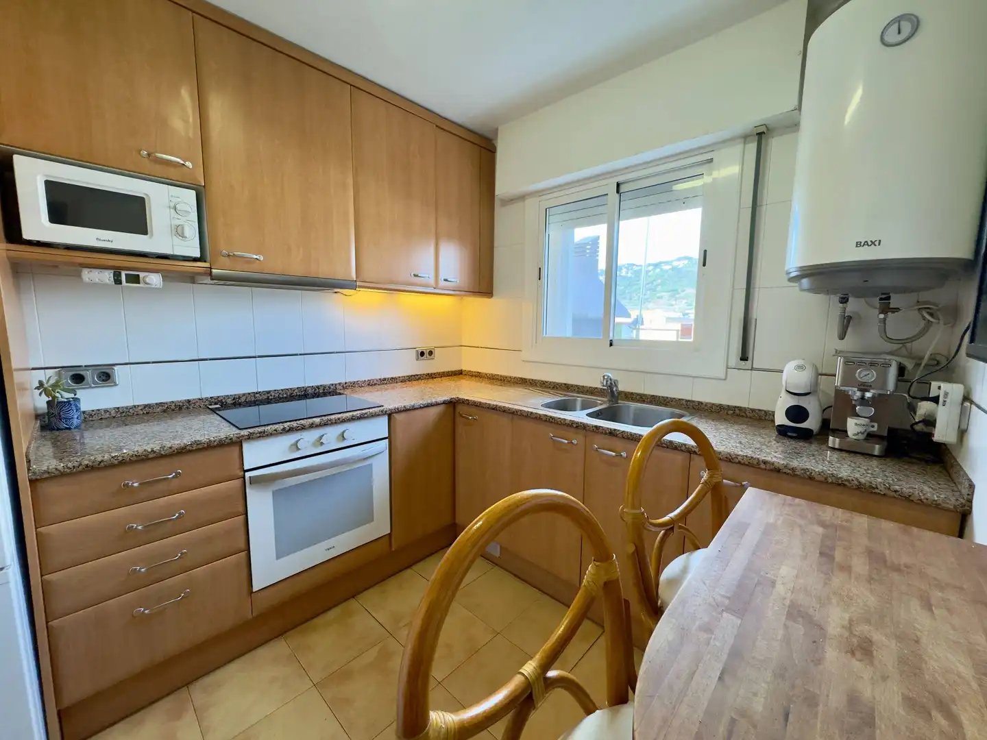 Kitchen of Attic for sale in Pineda de Mar  with Air Conditioner, Heating and Terrace