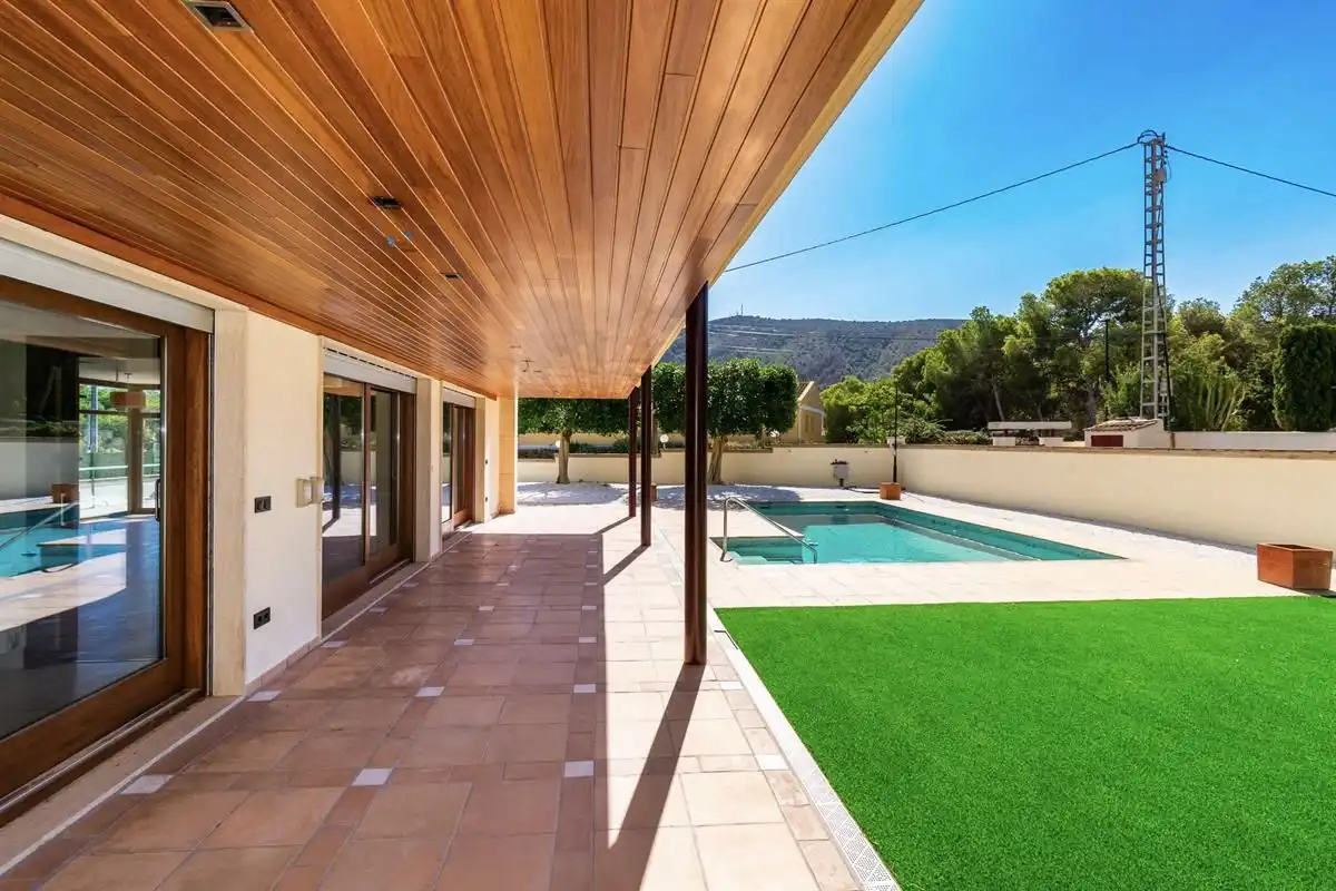 Terraza de Casa o chalet en venta en L'Alfàs del Pi con Aire acondicionado, Jardín privado y Terraza