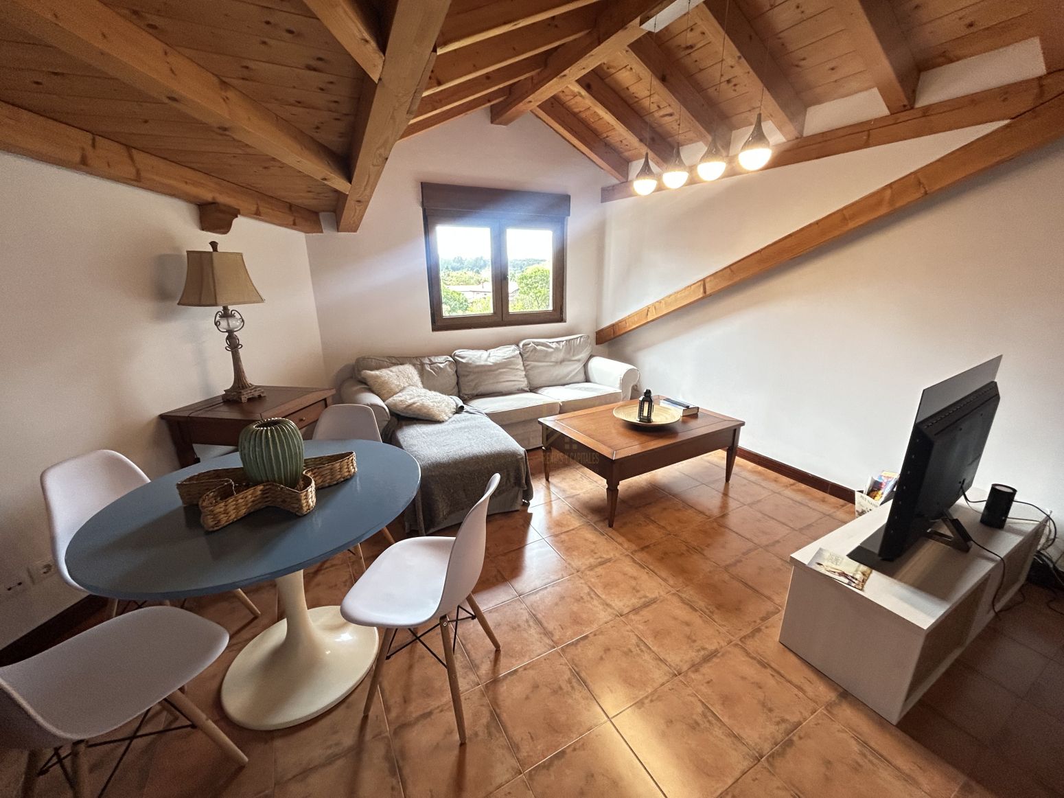 Living room of Attic for sale in Alfoz de Lloredo  with Heating, Parquet flooring and Storage room