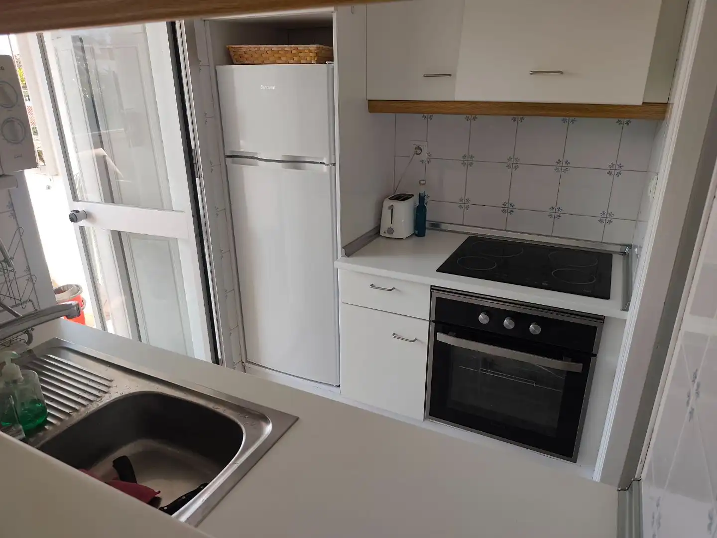 Küche von Wohnung zur Miete in Benalmádena mit Klimaanlage, Terrasse und Balkon