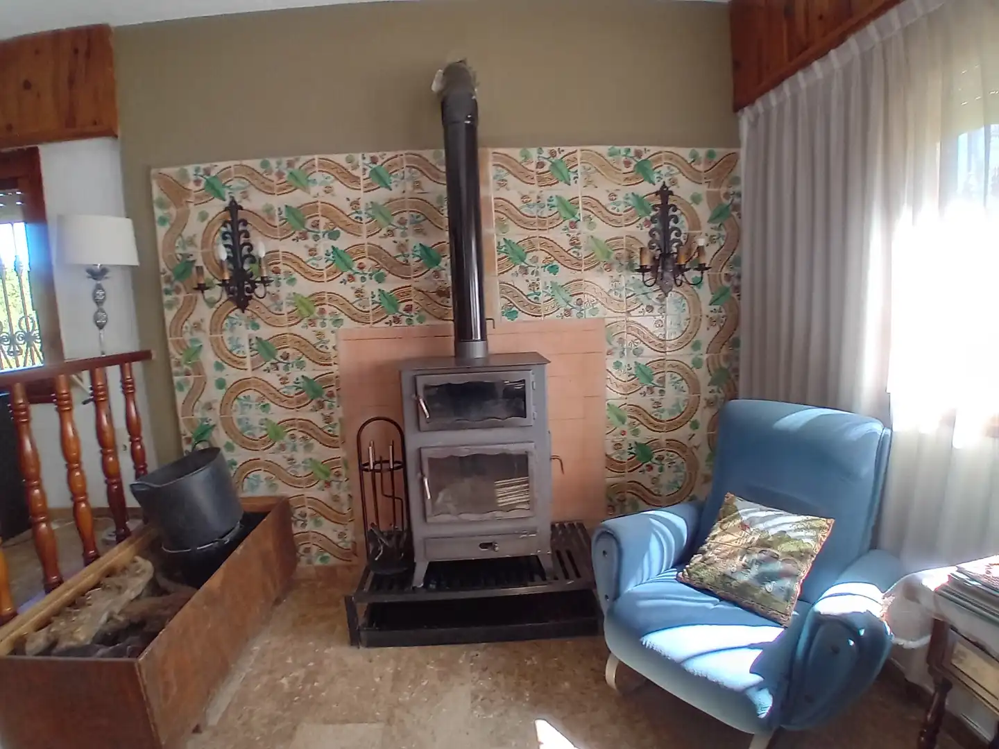 Sala de estar de Casa o chalet en venta en Macastre con Aire acondicionado, Jardín privado y Terraza