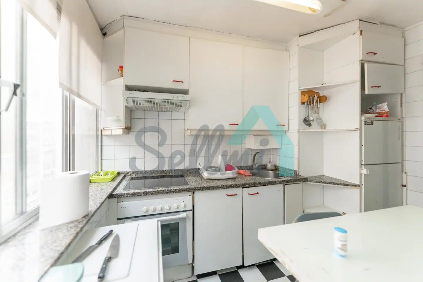 Küche von Wohnung zur Miete in Gijón  mit Heizung, Terrasse und Möbliert