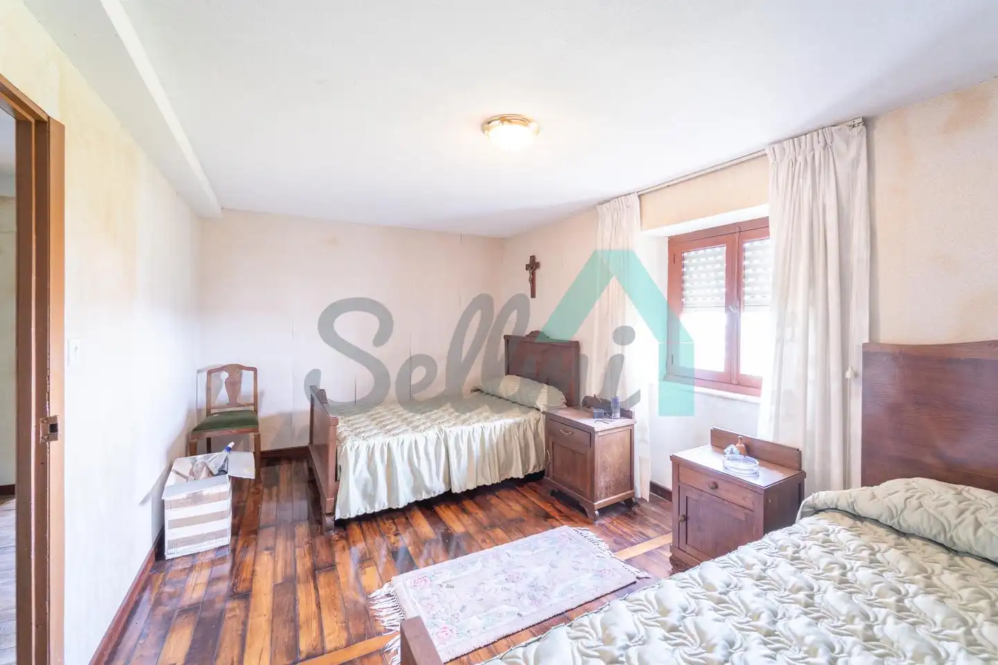 Bedroom of Houses for sale in Valdés - Luarca  with Private garden and Parquet flooring