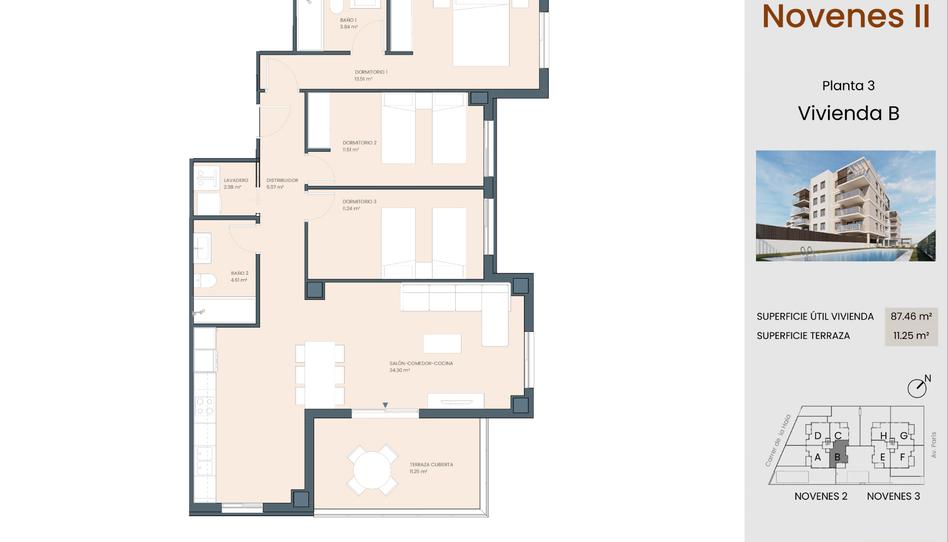 Photo 1 of Flat for sale in Avinguda París, 4, Piscinas, Castellón