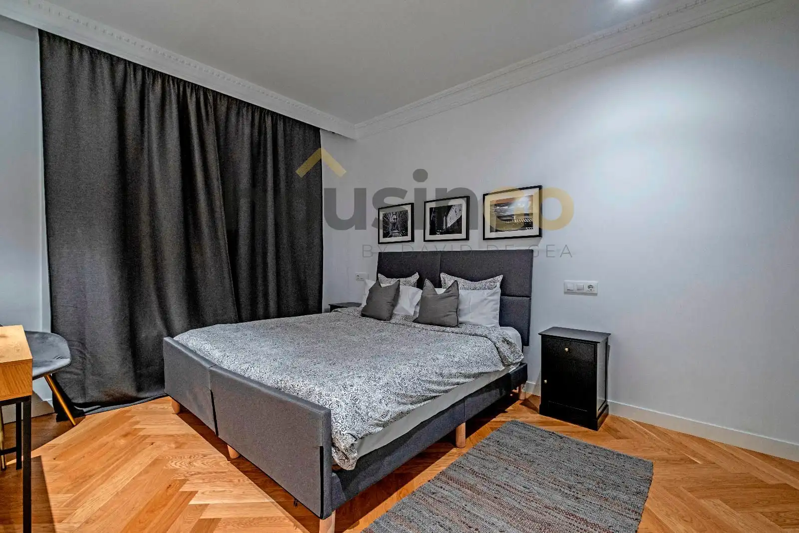 Dormitori de Pis de lloguer en Madrid amb Aire condicionat, Calefacció i Parquet