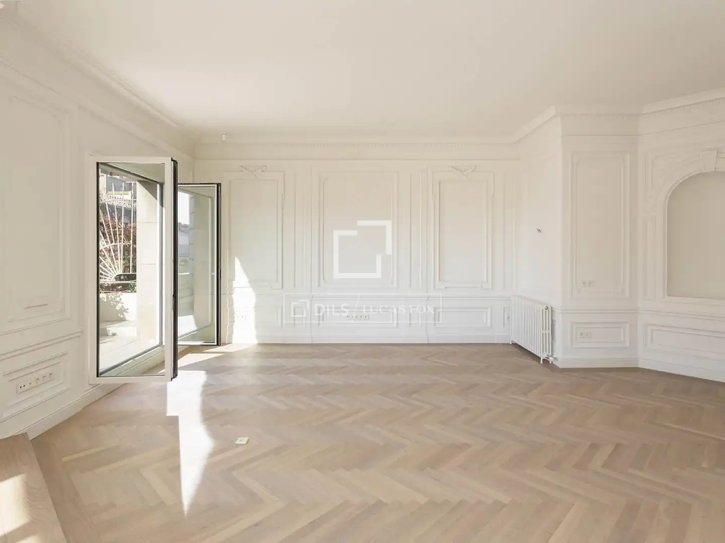 Living room of Attic for sale in Barcelona  with Air Conditioner, Heating and Parquet flooring