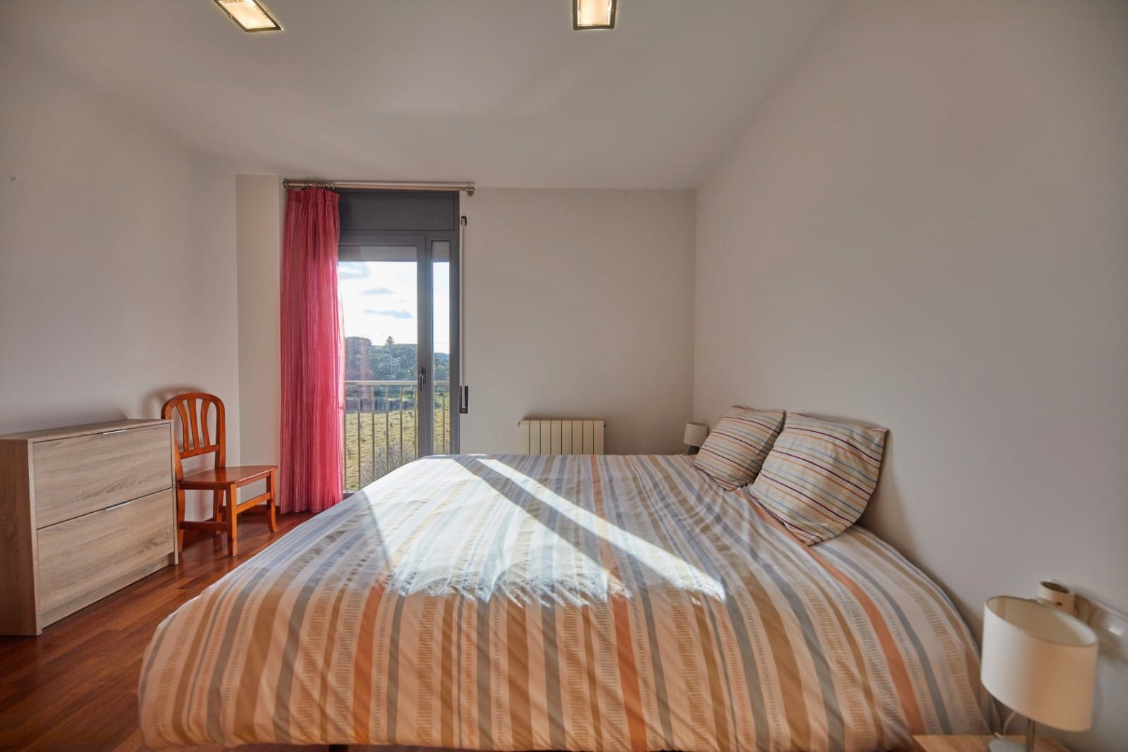 Bedroom of Flat for sale in La Pobla de Cérvoles  with Heating, Parquet flooring and Balcony