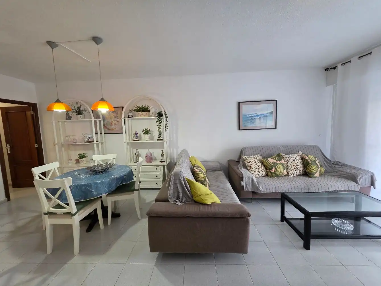 Living room of Apartments for sale in La Manga del Mar Menor  with Terrace, Furnished and Balcony