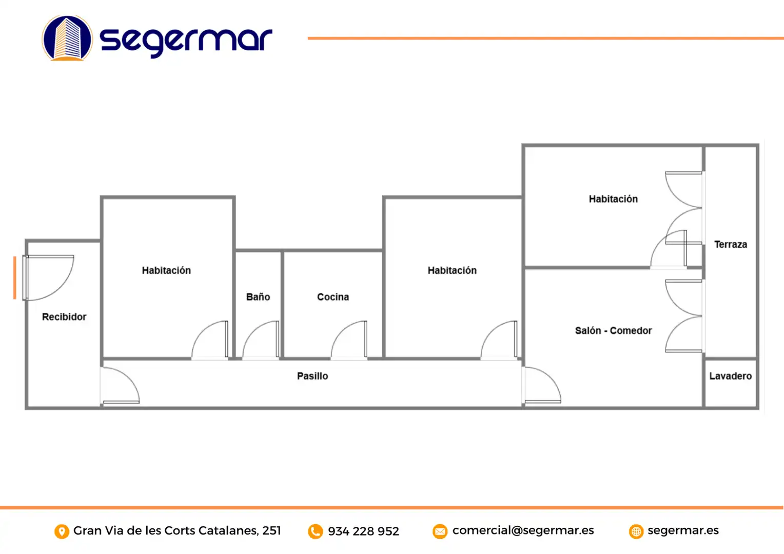 Piso en venta en Barcelona con Aire acondicionado, Calefacción y Terraza