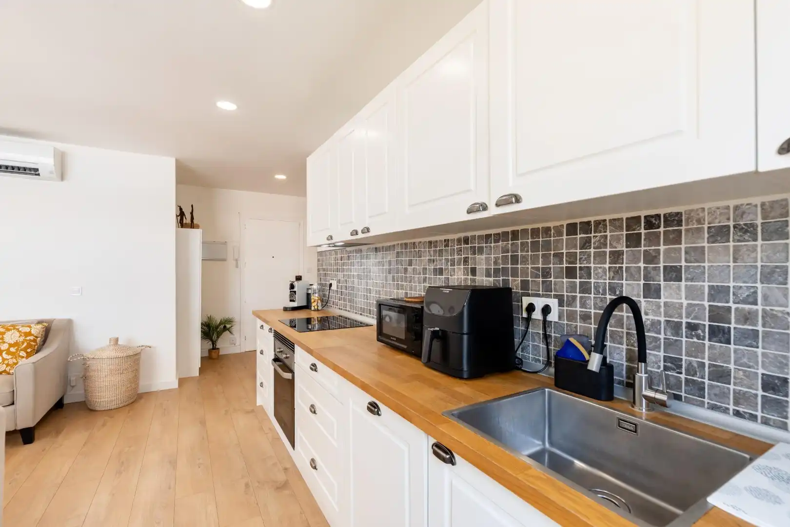 Cocina de Apartamento en venta en  Palma de Mallorca con Aire acondicionado, Calefacción y Amueblado