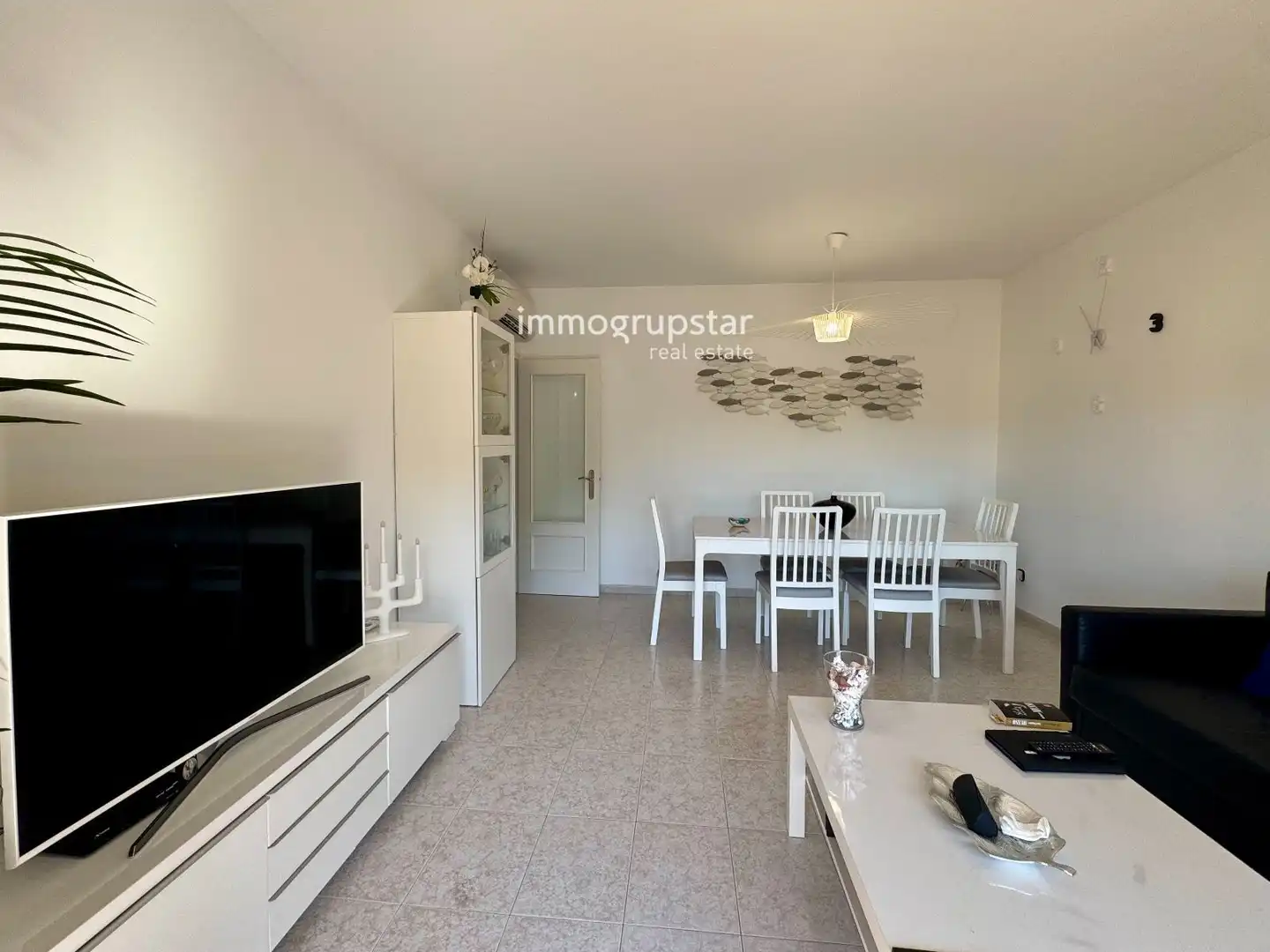 Living room of Flat for sale in Calonge i Sant Antoni  with Air Conditioner, Heating and Terrace