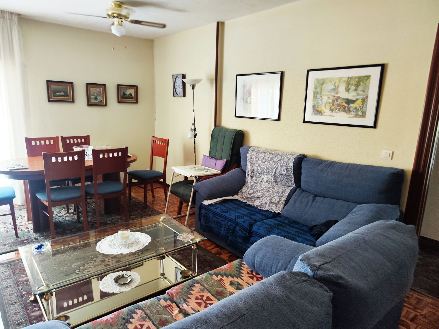 Living room of Flat for sale in Villamuriel de Cerrato  with Heating, Terrace and Storage room