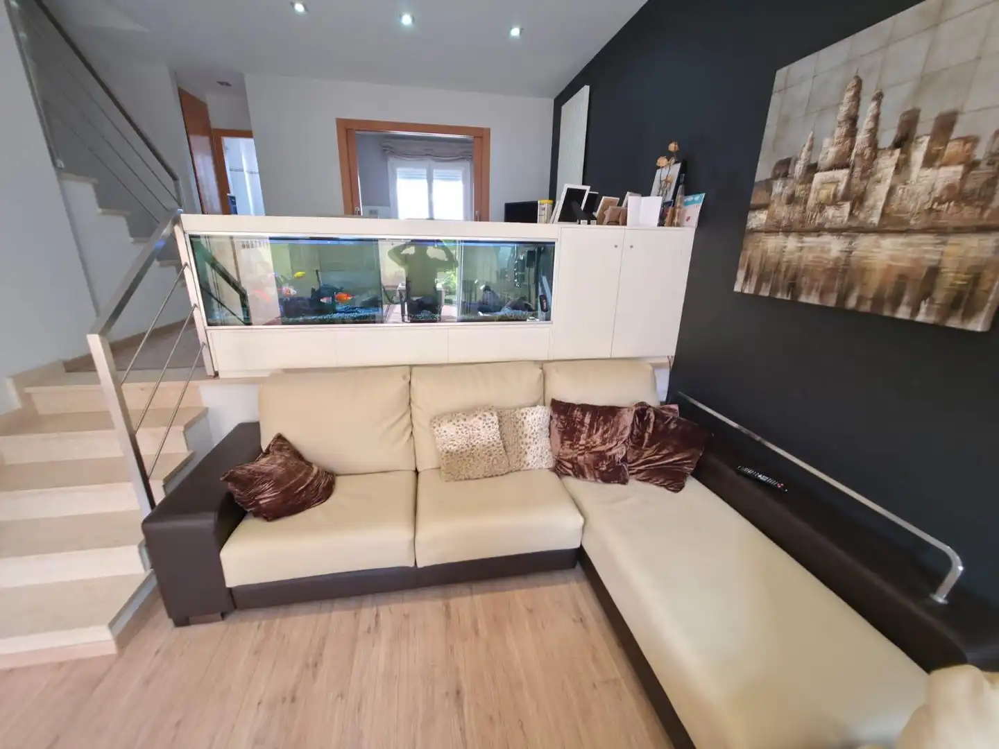 Sala de estar de Dúplex en venta en Ondara con Aire acondicionado, Calefacción y Jardín privado