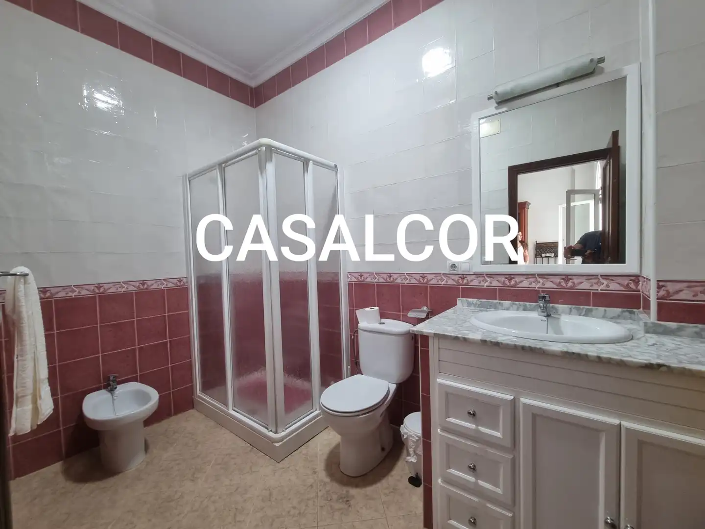 Baño de Casa o chalet de alquiler en El Viso del Alcor con Aire acondicionado y Amueblado