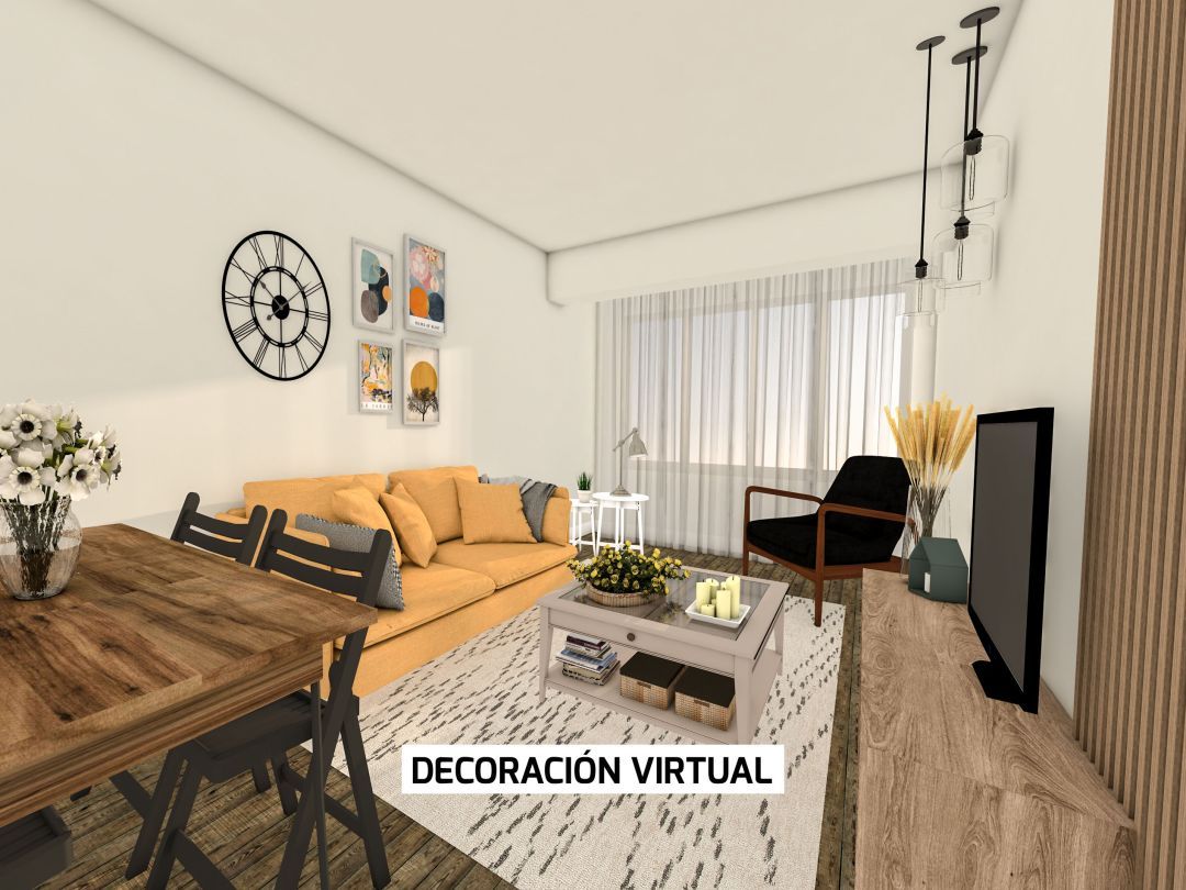 Sala d'estar de Pis en venda en Vitoria - Gasteiz amb Calefacció, Parquet i Terrassa