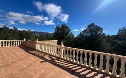 Terrassa de Casa o xalet en venda en Tibi amb Jardí privat i Terrassa