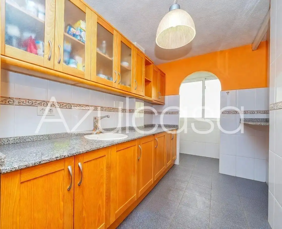 Kitchen of Flat for sale in El Campello  with Air Conditioner, Terrace and Furnished
