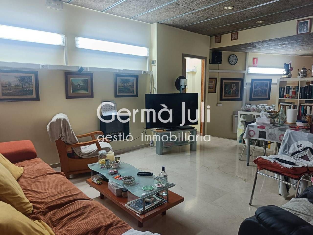 Living room of Loft for sale in Badalona  with Air Conditioner and Heating