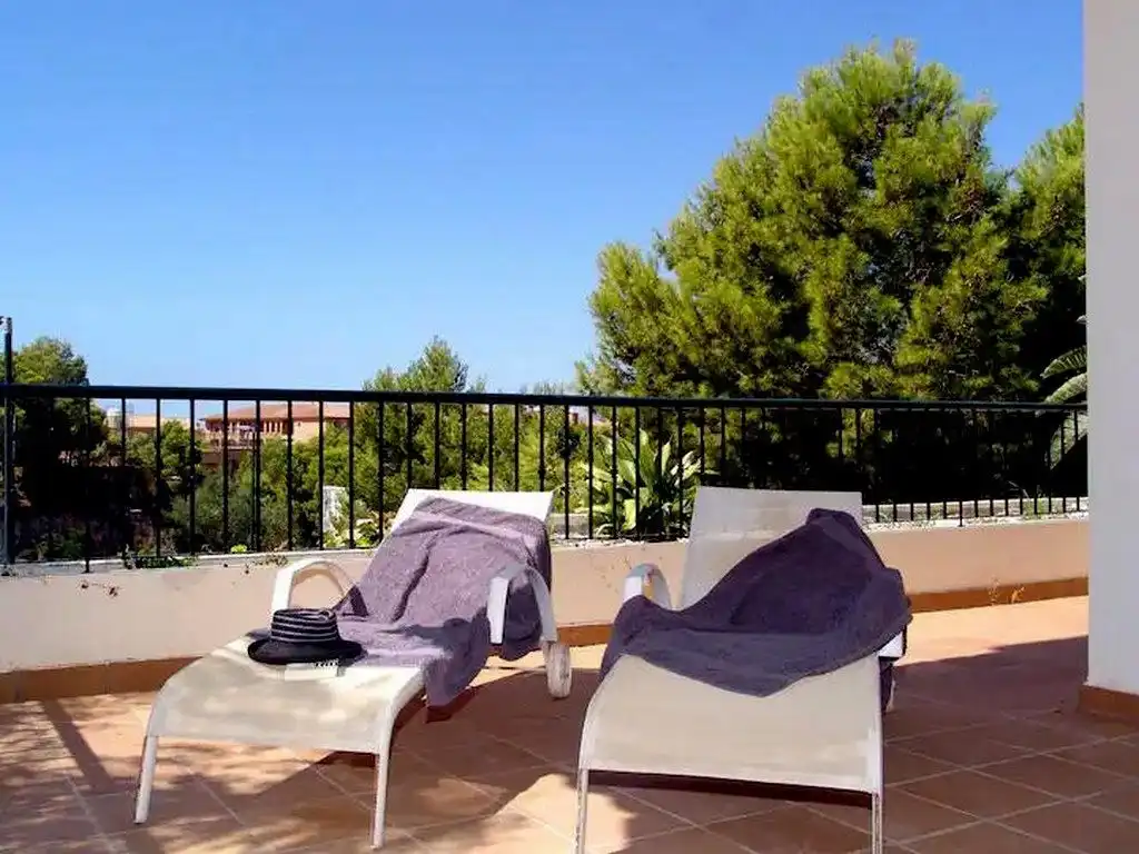 Terrassa de Apartament de lloguer en Calpe / Calp amb Aire condicionat, Calefacció i Traster