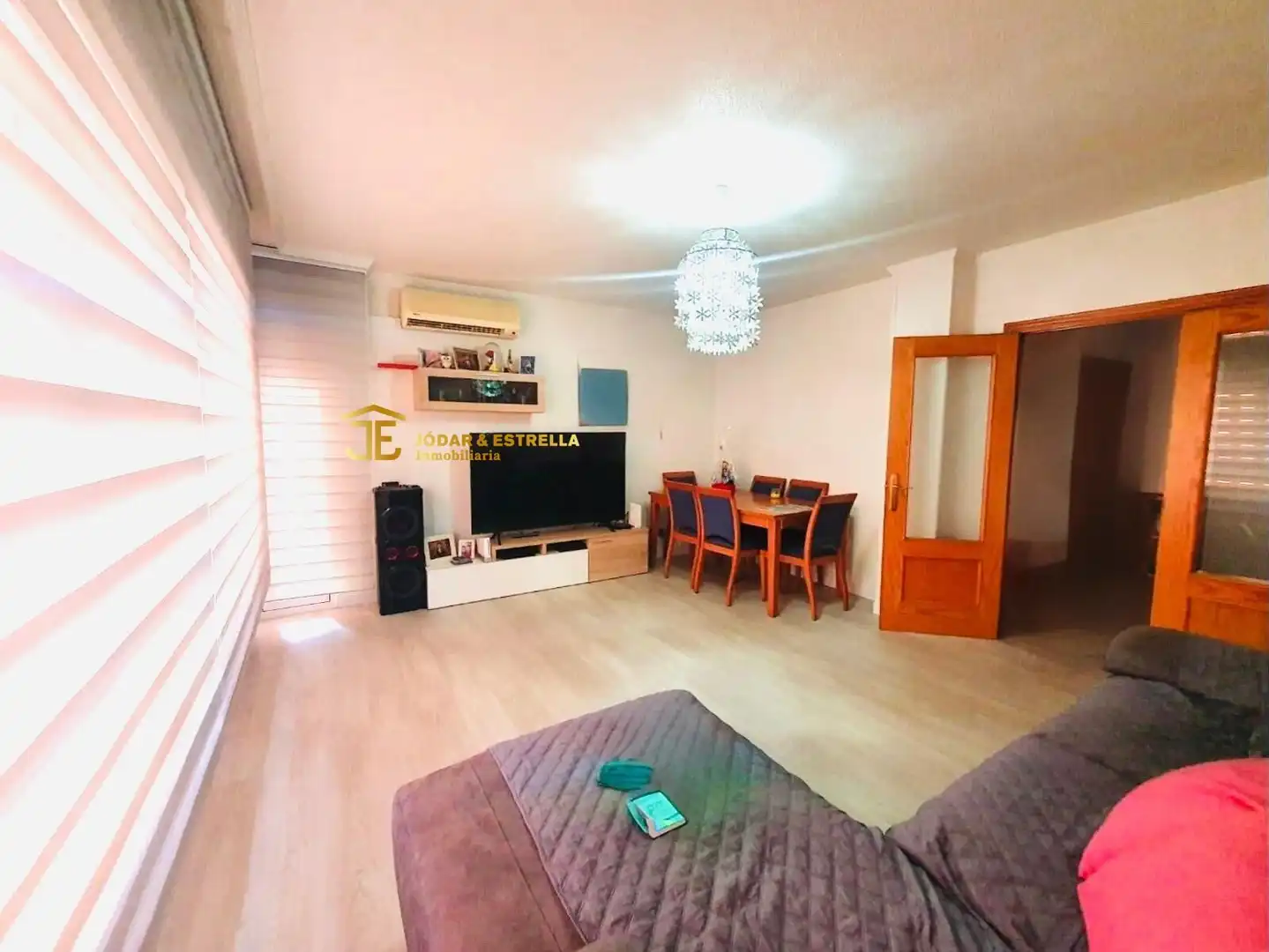 Living room of Flat for sale in Lorca  with Air Conditioner, Storage room and Furnished