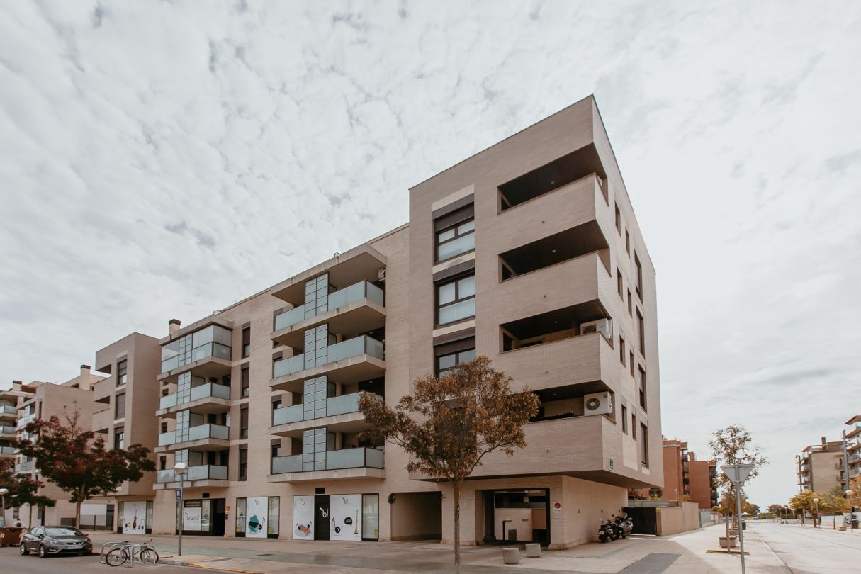 Exterior view of Flat to rent in  Huesca Capital  with Heating, Terrace and Storage room