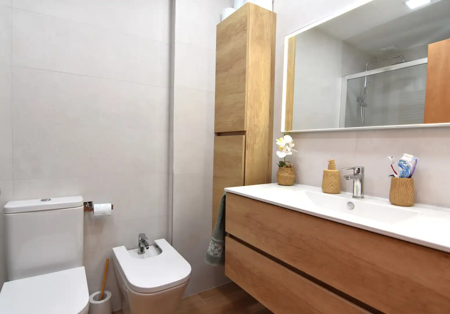 Baño de Dúplex en venta en Pineda de Mar con Aire acondicionado, Calefacción y Parquet