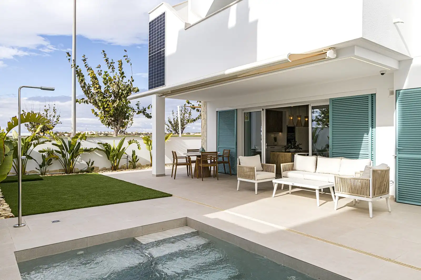 Terraza de Apartamento en venta en Pilar de la Horadada con Aire acondicionado, Jardín privado y Terraza