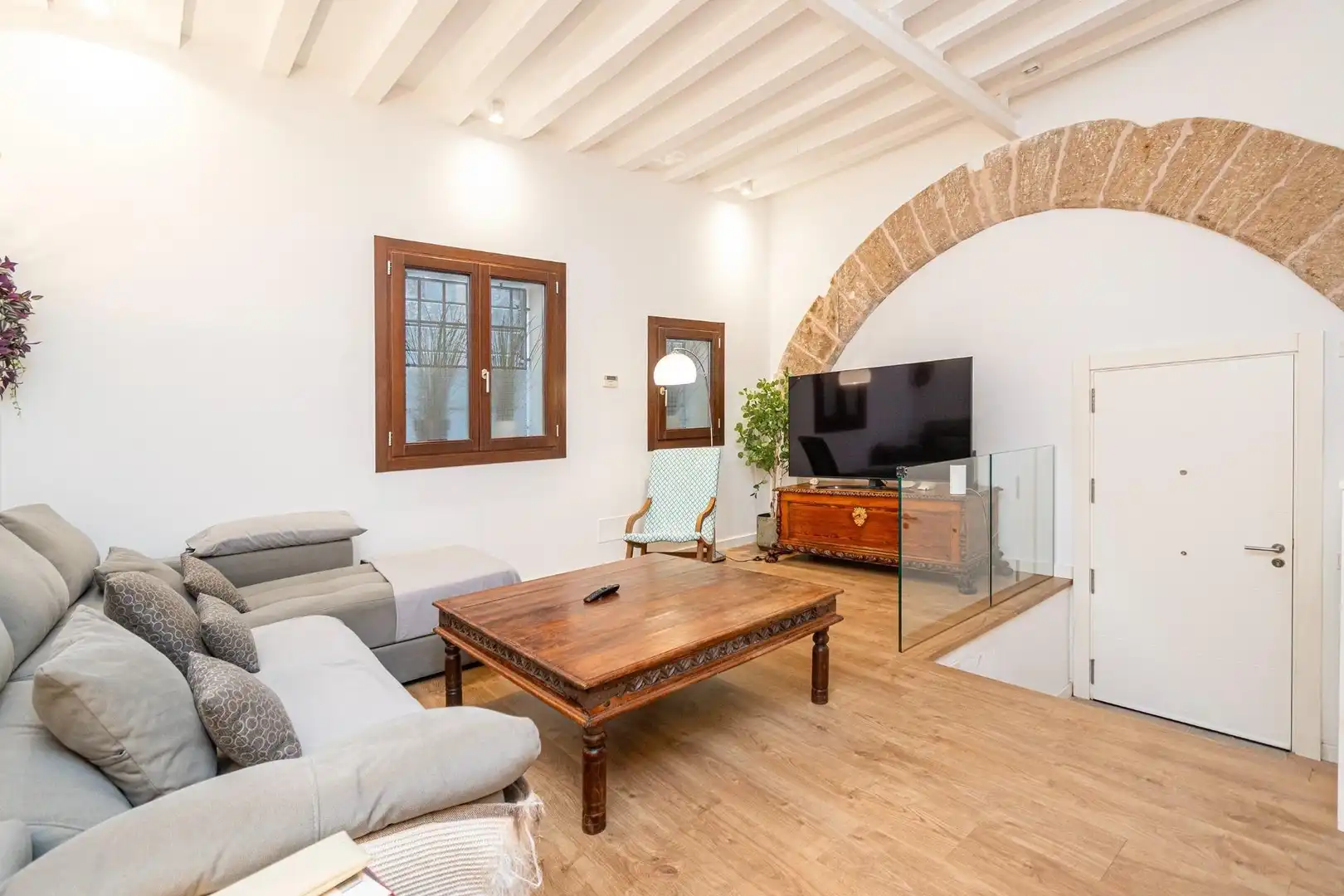 Sala d'estar de Pis en venda en  Palma de Mallorca amb Calefacció, Terrassa i Traster