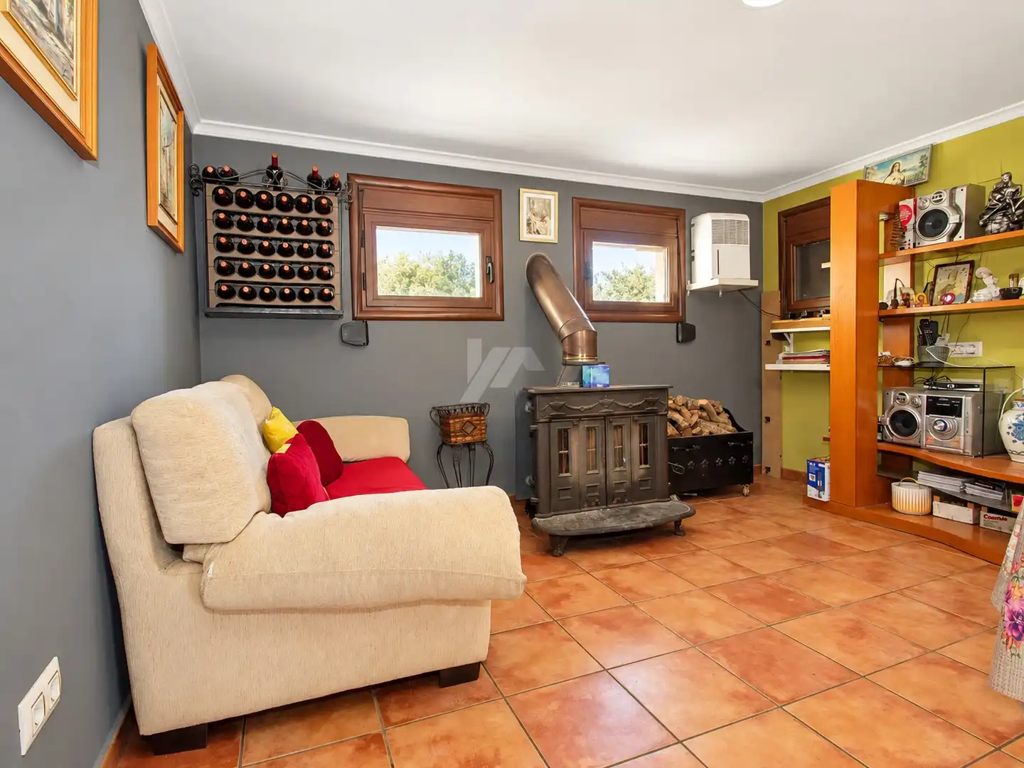Sala de estar de Finca rústica en venta en Benissa pueblo  
