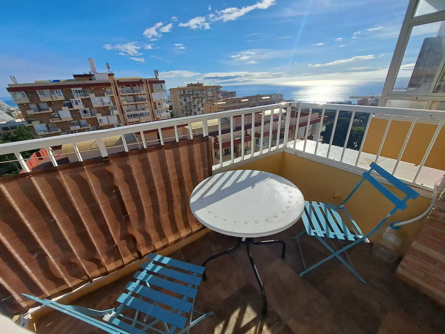 Balcony of Apartments for rent in Benalmádena  with Air Conditioner, Terrace and Furnished