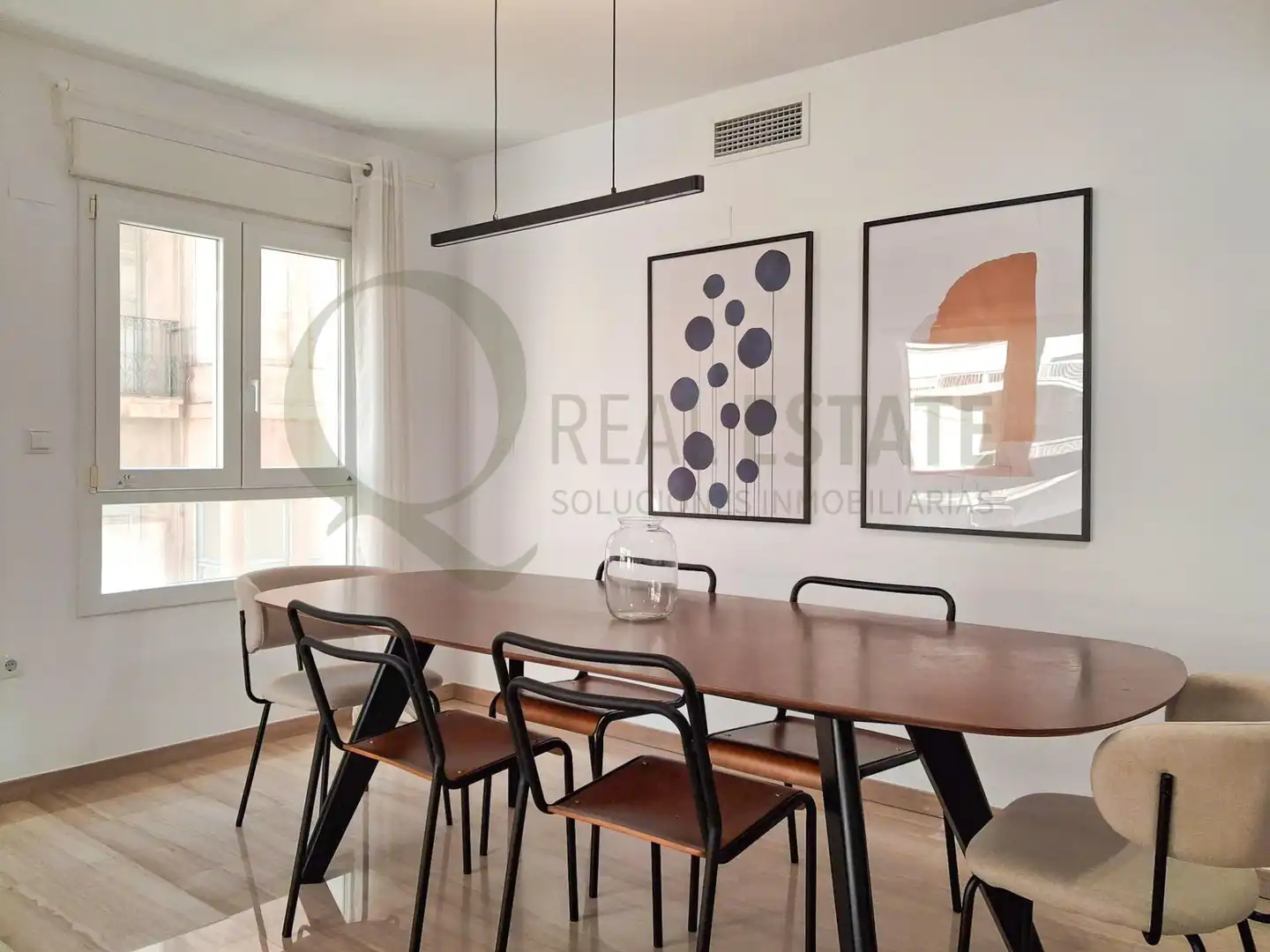 Dining room of Flat for rent in Alicante / Alacant  with Heating, Terrace and Furnished