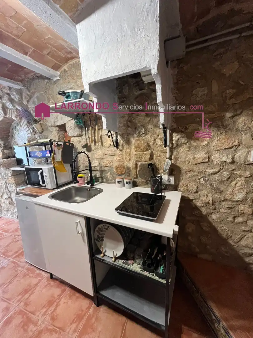 Cocina de Finca rústica en venta en Peñíscola / Peníscola con Terraza, Amueblado y Balcón