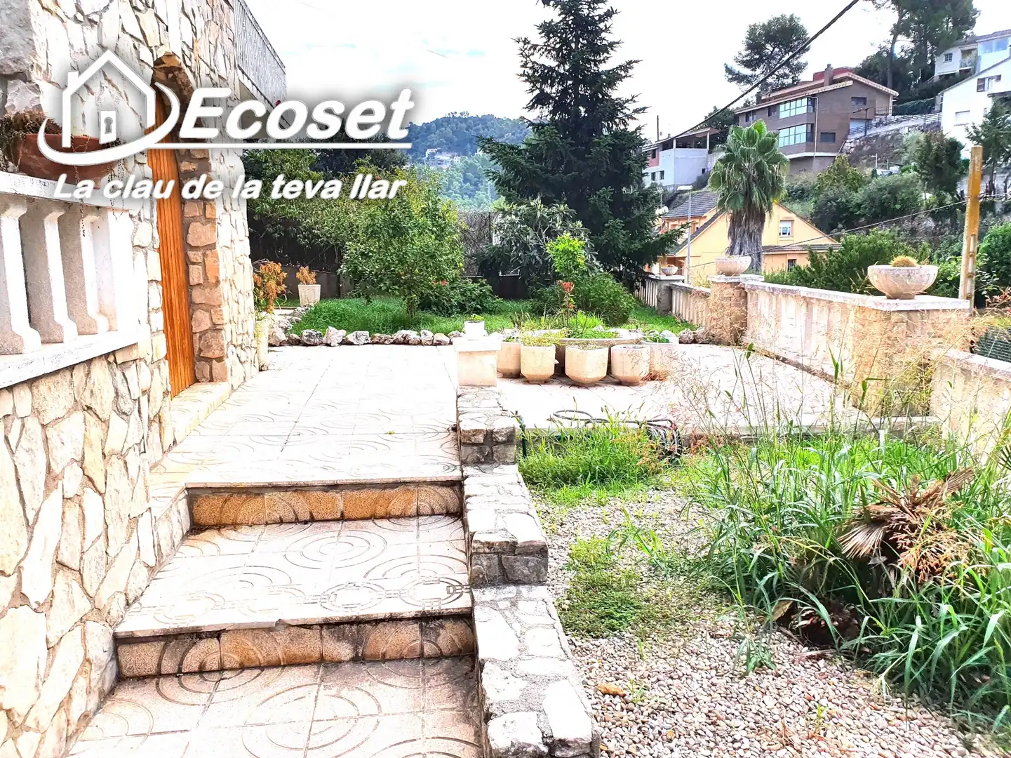 Terrassa de Casa o xalet en venda en Cervelló amb Calefacció, Jardí privat i Terrassa