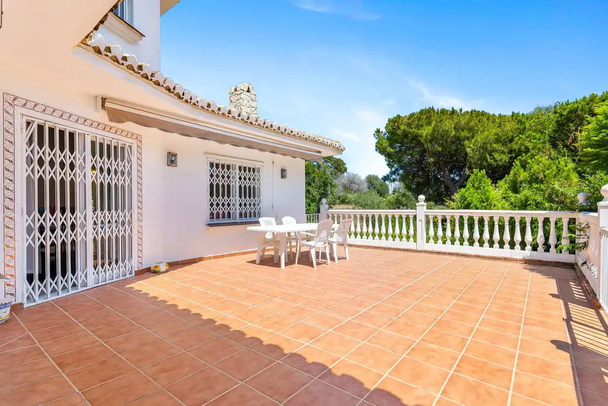 Terraza de Casa o chalet en venta en Mijas con Aire acondicionado, Calefacción y Jardín privado