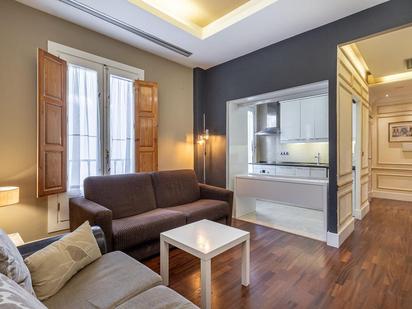 Living room of Flat for sale in  Granada Capital  with Heating and Balcony