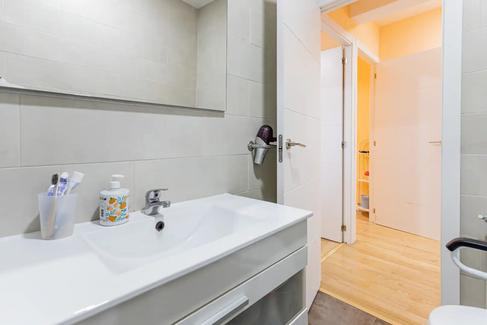 Bathroom of Flat for sale in Collado Villalba  with Heating, Private garden and Parquet flooring