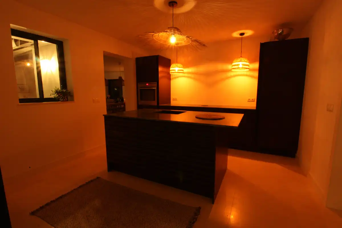 Cocina de Casa o chalet en venta en Benalmádena con Aire acondicionado, Calefacción y Jardín privado