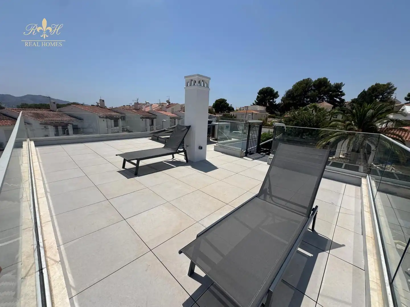 Terrassa de Casa o xalet en venda en La Nucia amb Aire condicionat i Piscina