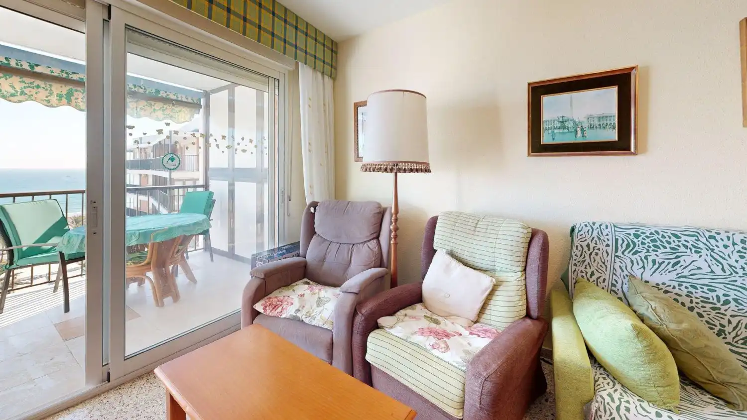Wohnzimmer von Wohnung zum Verkauf in Alicante / Alacant mit Balkon