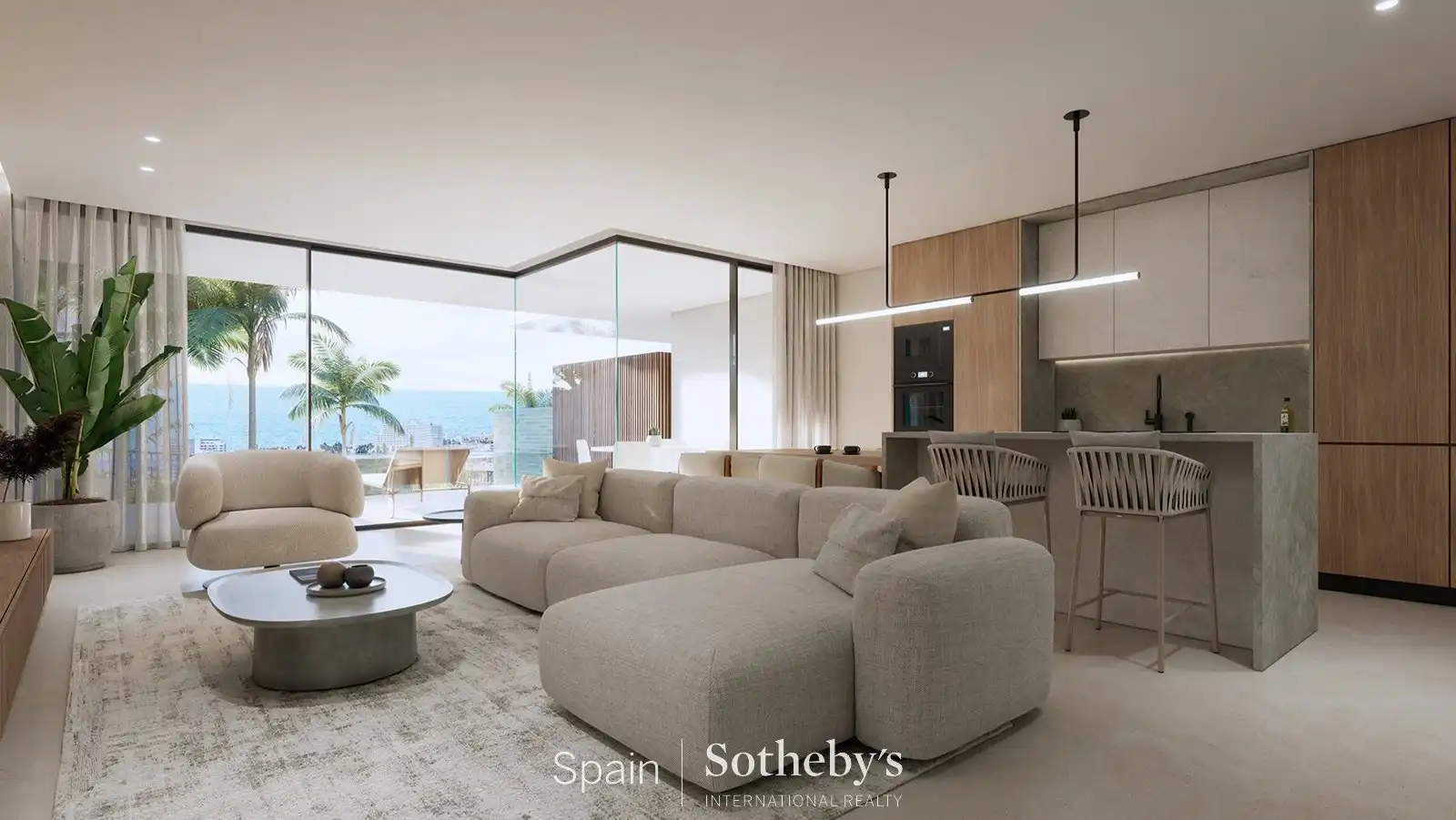 Sala de estar de Apartamento en venta en Arona con Aire acondicionado, Calefacción y Terraza