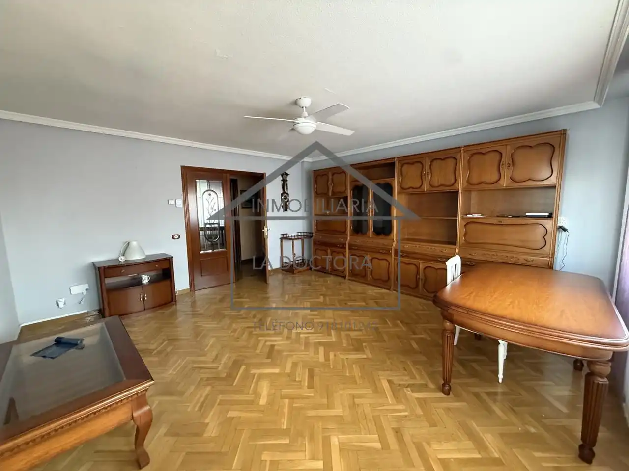 Wohnzimmer von Wohnung zur Miete in Móstoles mit Heizung, Parkett und Terrasse